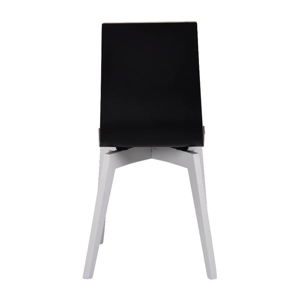 Černá jídelní židle s bílými nohami Rowico Grace-image-1