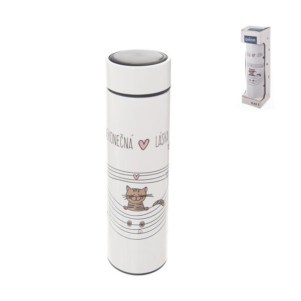 Bílá termoska 400 ml – Orion-image-4