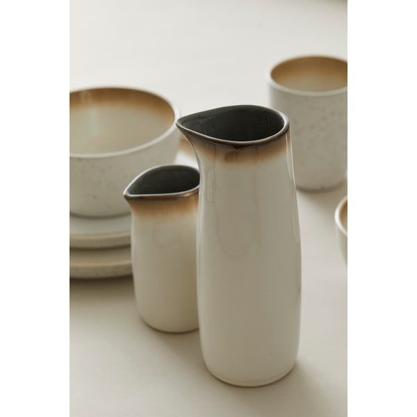 Béžová keramická konvička na mléko 500 ml Cream/Cream – Bitz-image-3