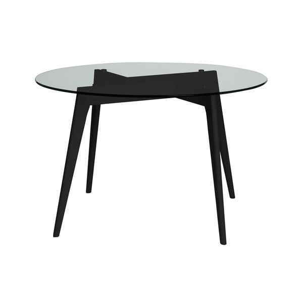 Kulatý jídelní stůl s černýma nohama Marckeric Janis, ⌀ 120 cm