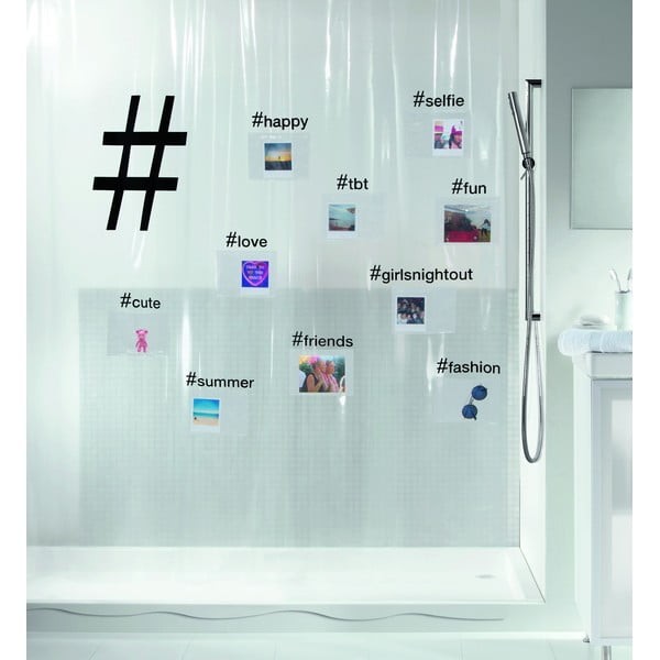 Sprchový závěs 180x200 cm Hashtag – Spirella
