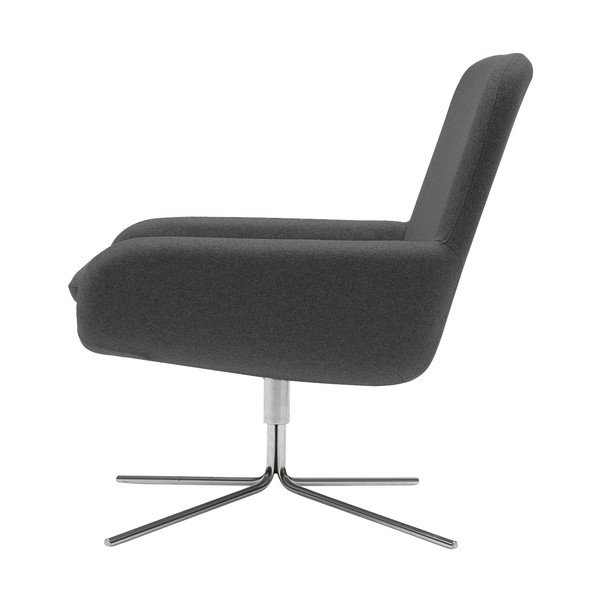 Antracitové otočné křeslo Softline Coco Swivel-image-3