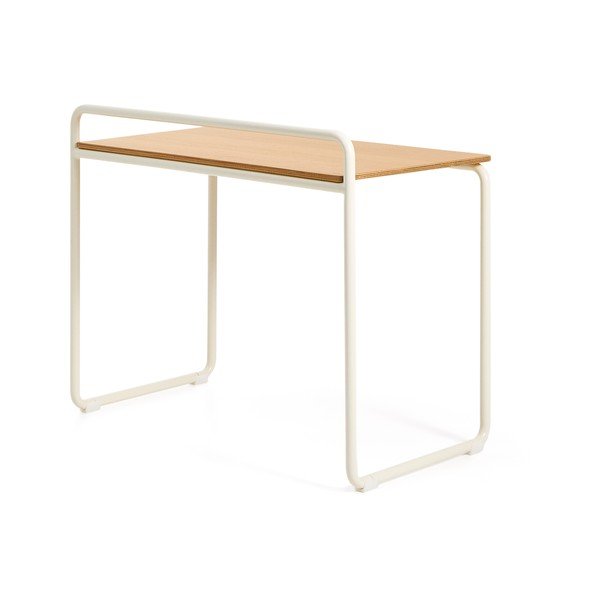 Dětský psací stůl s deskou v dekoru jasanového dřeva 45x82 cm Tinn – Kave Home-image-3