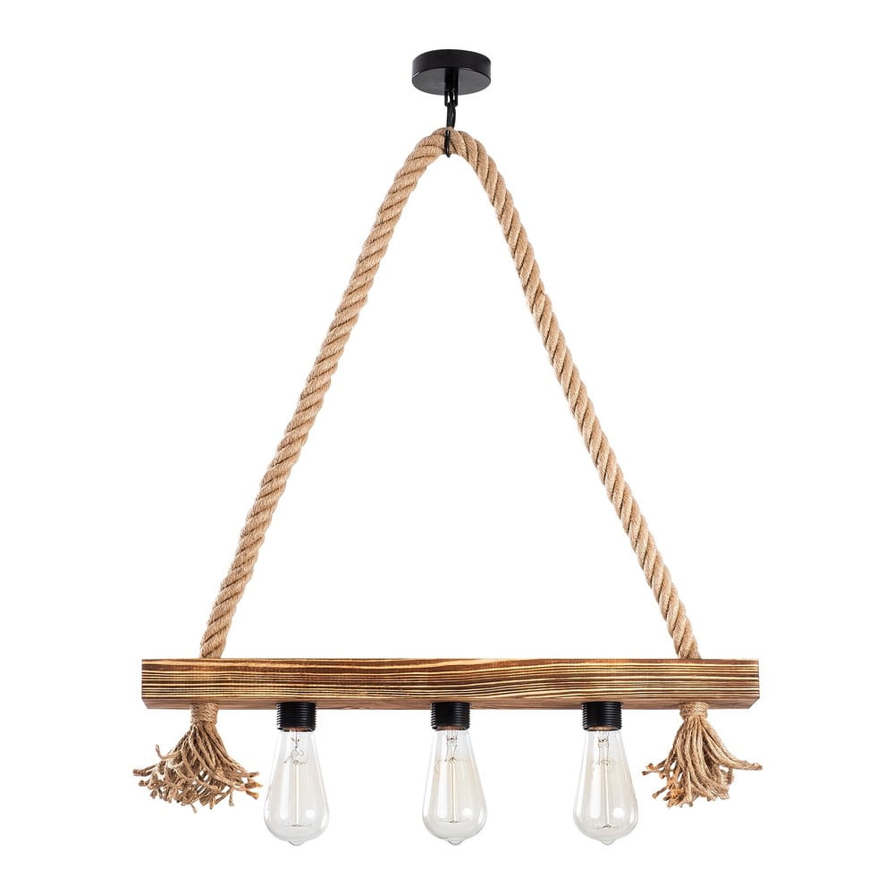 Závěsné svítidlo v přírodní barvě Erebos – Opviq lights