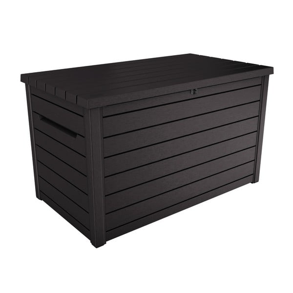 Hnědý plastový zahradní úložný box Ontario – Keter-image-3
