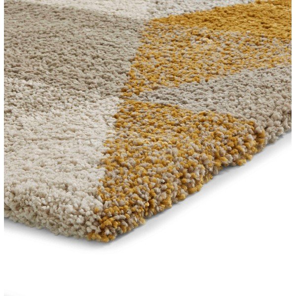 Žlutobéžový koberec Think Rugs Royal Nomadic Angles, 160 x 220 cm-image-4