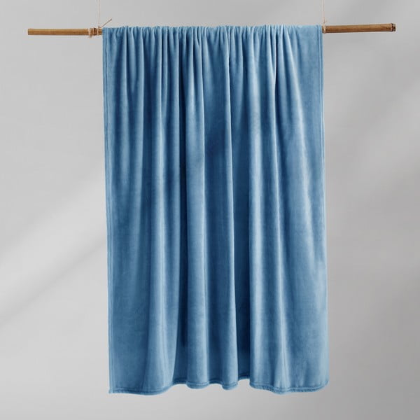 Tmavě modrá deka z mikrovlákna DecoKing Mic, 160 x 210 cm-image-3