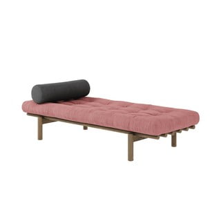 Růžová manšestrová pohovka 200 cm Next – Karup Design