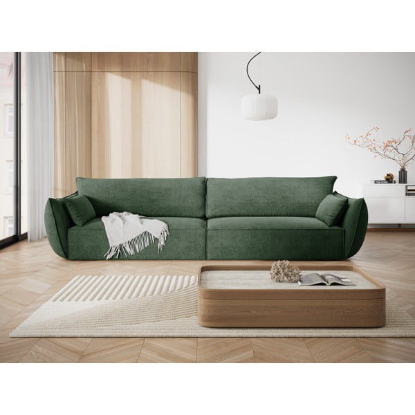 Tmavě zelená pohovka 248 cm Vanda – Mazzini Sofas-image-1