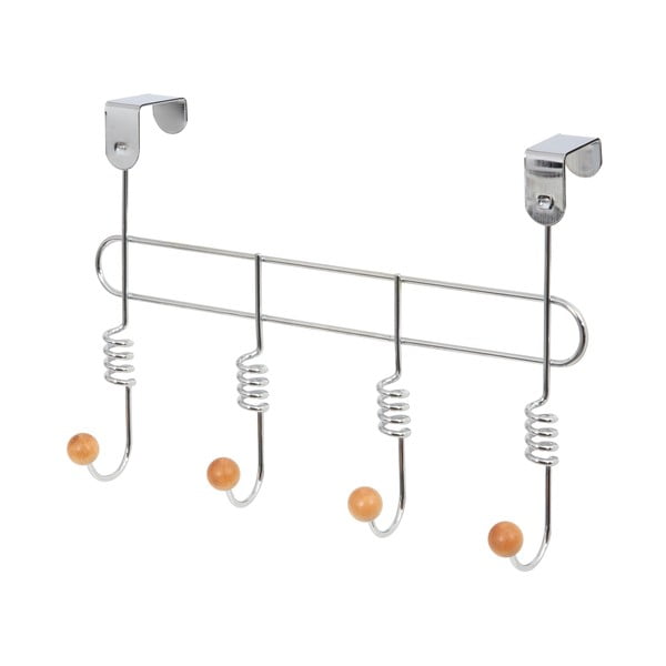 Kovový věšák na dveře ve stříbrné barvě 33 cm Spirale – Compactor-image-3