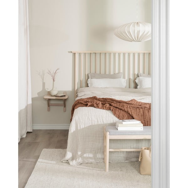 Noční stolek v dekoru dubu s poličkami Camrose - Rowico-image-2