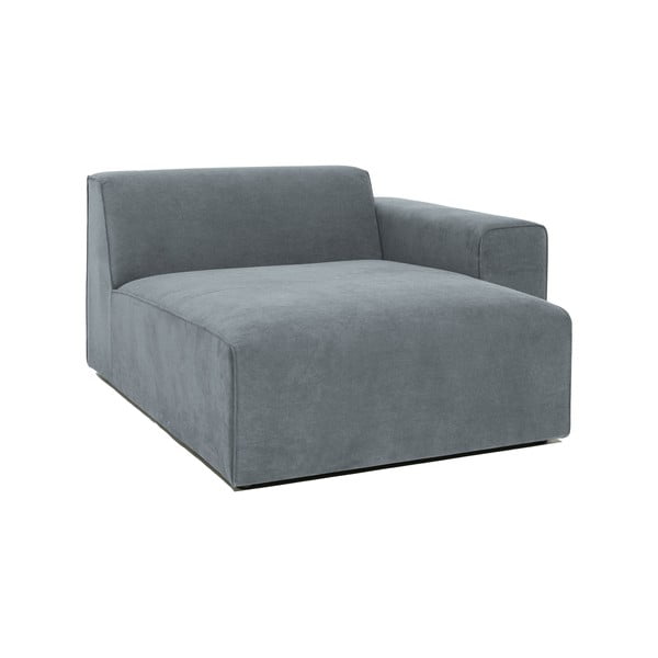 Šedý manšestrový modul pohovky (pravý roh) Sting – Scandic-image-1
