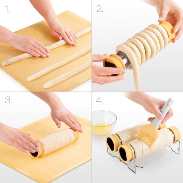 Nerezová forma na pečení trdelníku Delícia – Tescoma-image-1