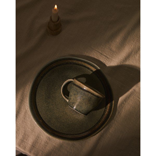 Šedý keramický hrnek Coval – Kave Home-image-2