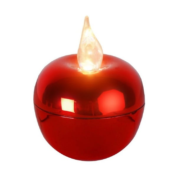 LED svíčka Best Season Red Apple, 5 cm