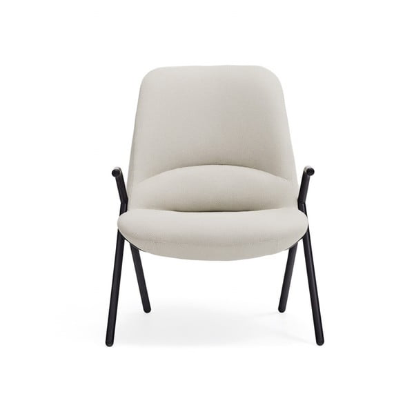 Bílé křeslo Teulat Dins, výška 90 cm-image-2