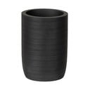 Černý kelímek na zubní kartáčky z polyresinu Altavalle – Wenko