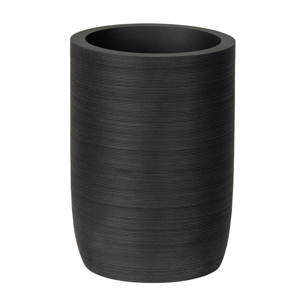 Černý kelímek na zubní kartáčky z polyresinu Altavalle – Wenko