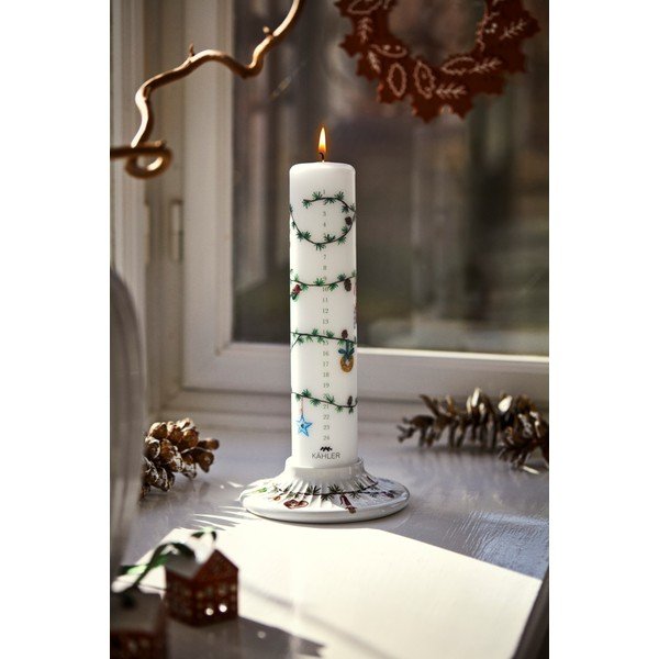 Svíčka s vánočním motivem Hammershøi Christmas – Kähler Design-image-1