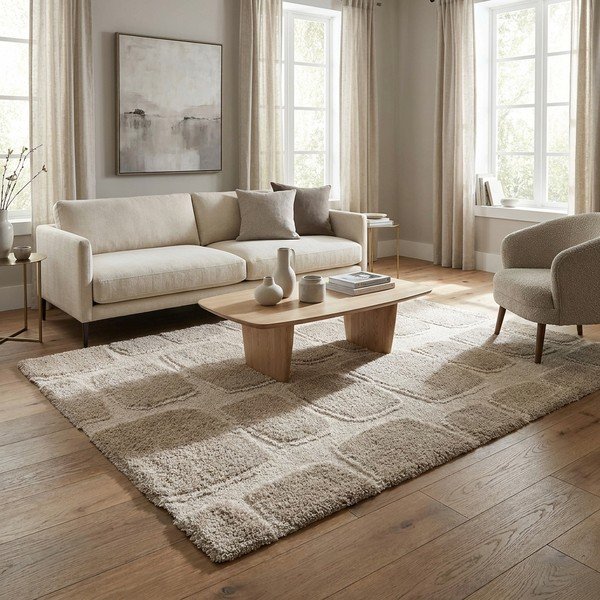 Béžový/krémový koberec 160x230 cm Ember – Universal-image-1