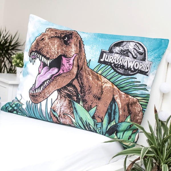 Bavlněné dětské povlečení se svítícím efektem na jednolůžko 140x200 cm Jurassic World – Jerry Fabrics-image-2