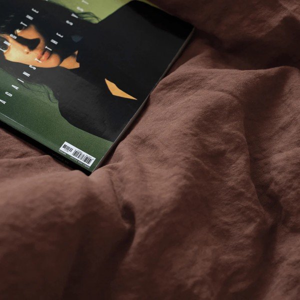 Lněný povlak na polštář 50x70 cm Chocolate – Linen Tales-image-3