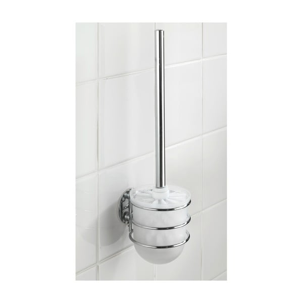 Samodržící stojan s toaletním kartáčem Wenko Turbo-Loc, nosnost až 40 kg-image-1