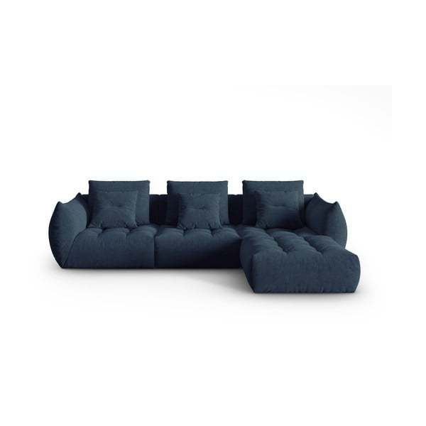 Tmavě modrá rohová pohovka (variabilní roh) Bloom – Micadoni Home