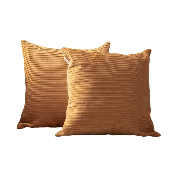 Manšestrové povlaky na polštáře v sadě 2 ks 43x43 cm – Mioli Decor