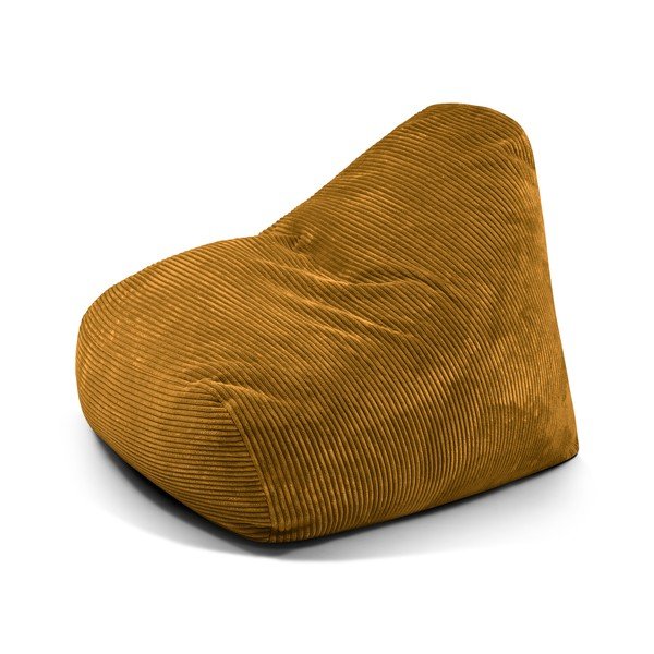 Manšestrový sedací vak v hořčicové barvě Snug 100 – SLOWDOWN