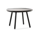 Černý stolek z masivu EMKO Naïve, ø 64 cm