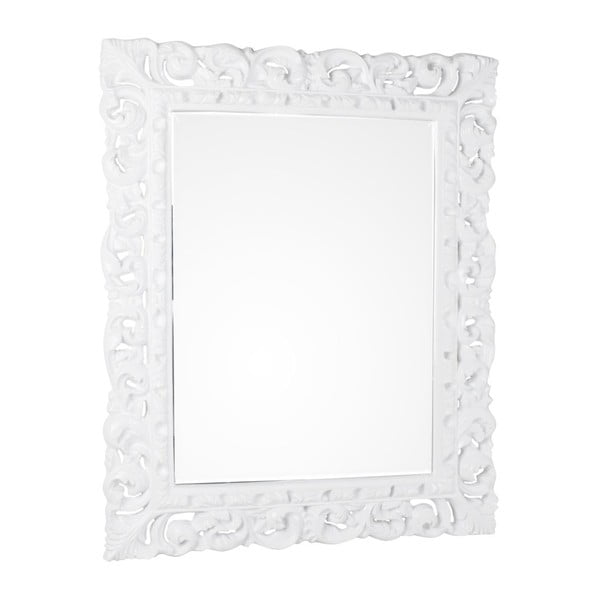 Nástěnné zrcadlo Canaletto Bianco, 88x108 cm