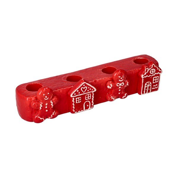 Keramický adventní svícen s vánočním motivem Vinterby – Dakls