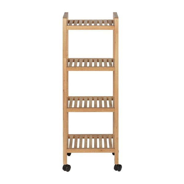 Koupelnový regál z ořechového dřeva v přírodní barvě 35x97 cm Norway – Wenko-image-2