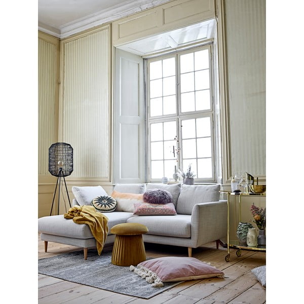 Taburet v hořčicové barvě Roberta - Bloomingville-image-2