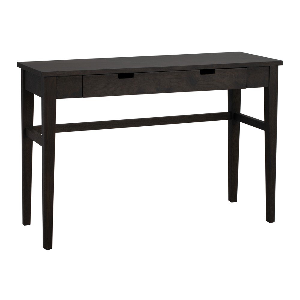 Konzolový stolek s deskou v dubovém dekoru v tmavě přírodní barvě 40x110 cm Garrison – Rowico