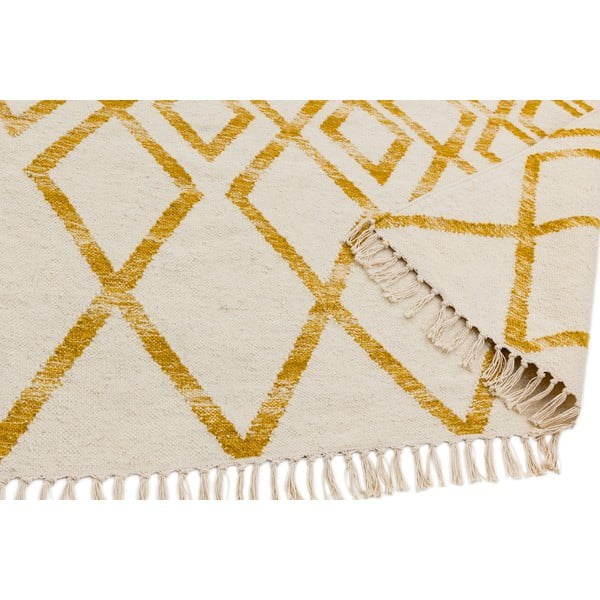 Béžovo-žlutý koberec Asiatic Carpets Hackney Diamond, 120 x 170 cm-image-1