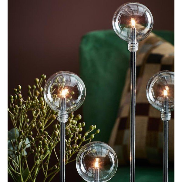 Svícen ve stříbrné barvě Markslöjd Junior, výška 50 cm-image-2