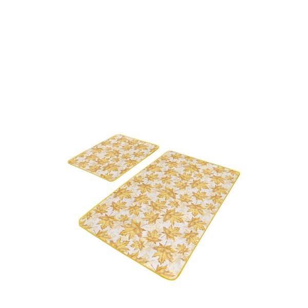 Žluté koupelnové předložky v sadě 2 ks 60x100 cm – Mila Home