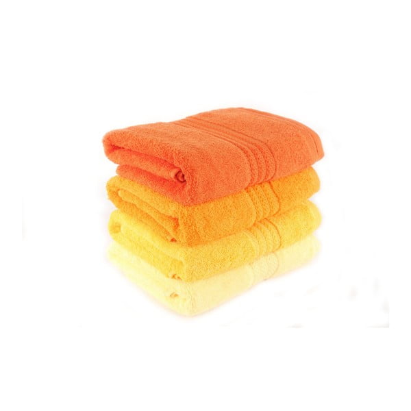 Sada 4 ručníků z bavlny Foutastic Daisy, 50 x 90 cm-image-1