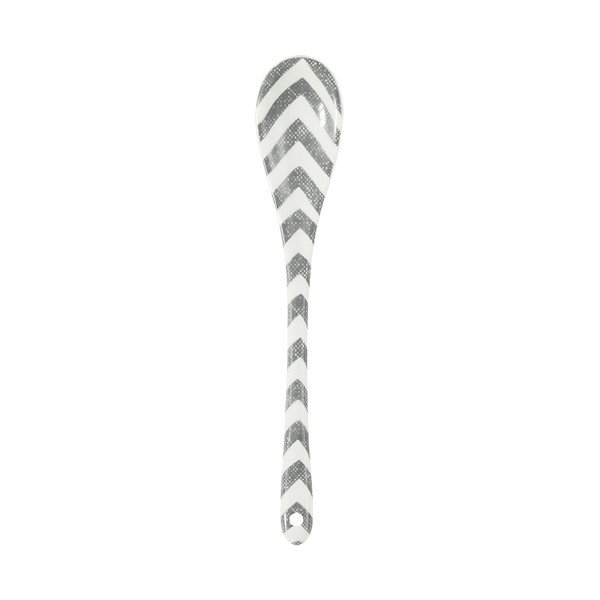 Porcelánová lžička Ziggy Grey, 15,5 cm