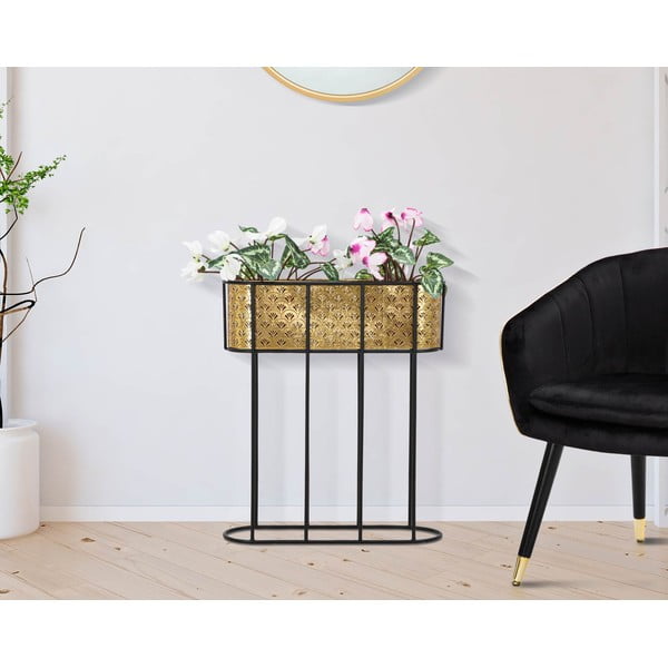 Kovový stojan na květiny Oval – Mauro Ferretti-image-1