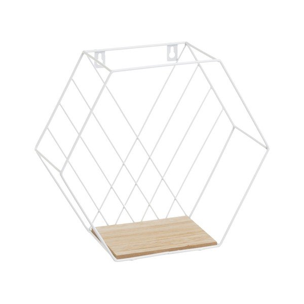 Bílé/v přírodní barvě police v sadě 3 ks 31 cm – Casa Selección-image-1