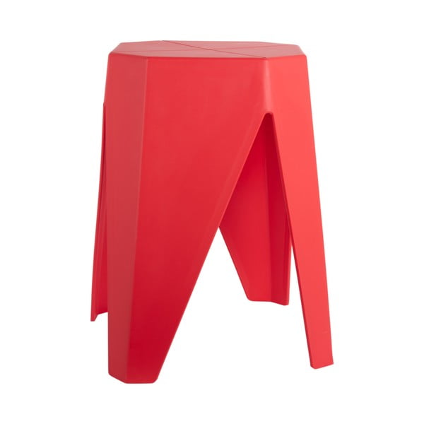 Červená plastová stolička Cherish – Leitmotiv-image-1