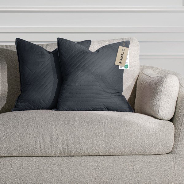 Povlaky na polštáře v sadě 2 ks z mikrovlákna 45x45 cm Softa – Restilo-image-1