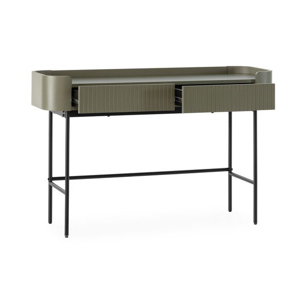 Khaki konzolový stolek 40x120 cm Willa – MOME-image-4