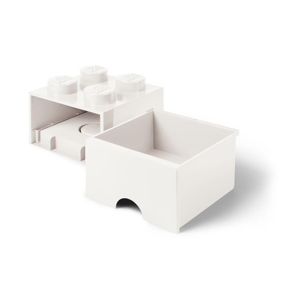 Bílý úložný box čtverec LEGO®-image-3