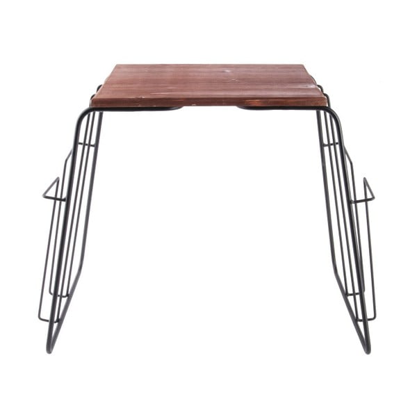 Odkládací stolek s možností uložení časopisů Leitmotiv Wired-image-2