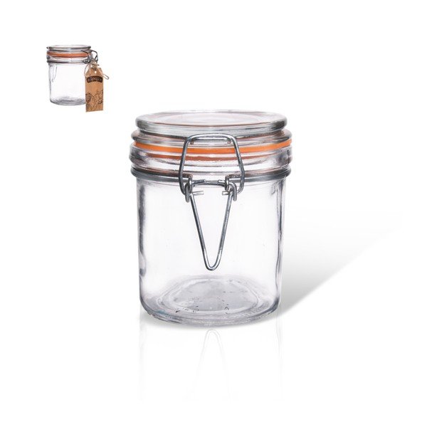 Sklěněná dóza s kovovým patentem Orion Bella, 300 ml