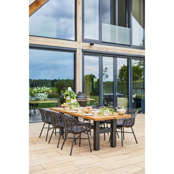 Černá plastová zahradní židle Cecilia – Hartman-image-1